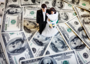 The average cost of a wedding in 2019 and 2020
